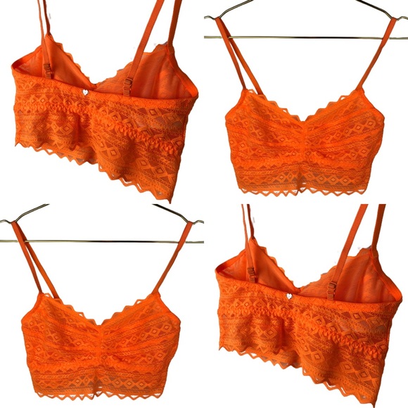 Pink by Victoria Secret Orange Lace Bralette - Picture 6 of 7
